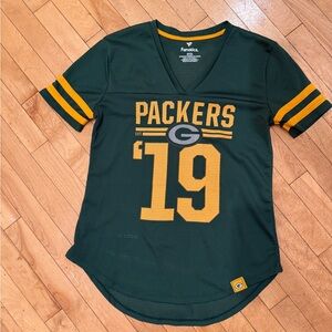 Fanatics Green and Yellow Packers Jersey